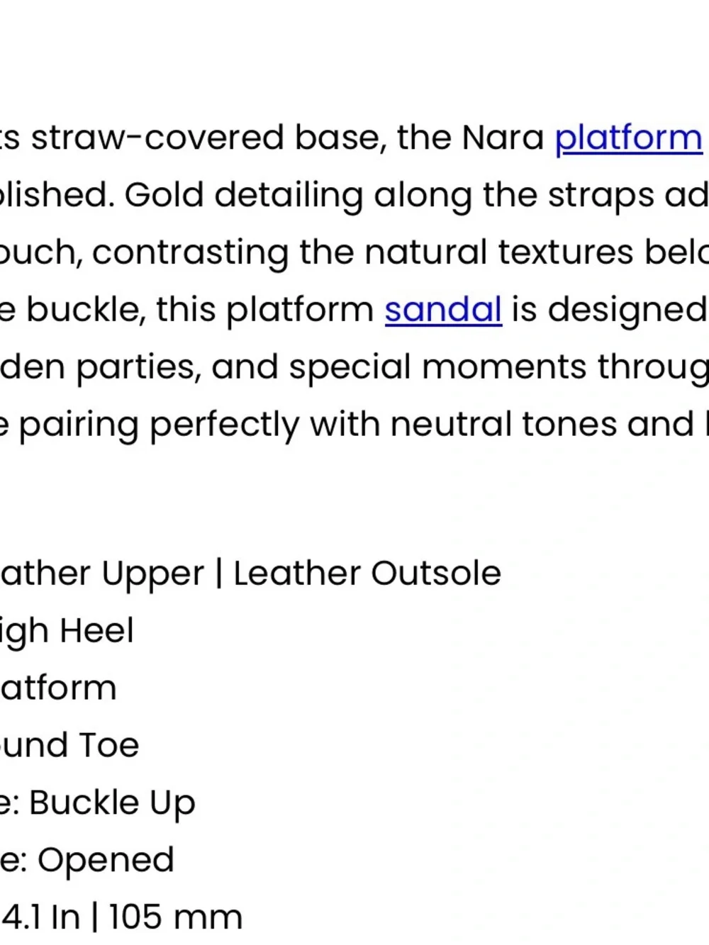 NWT Schutz Nara Platform